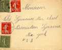 Carta,  CONTRES , Fechador De BLOIS  (Francia) 1920, Cover, Letter, - Cartas & Documentos