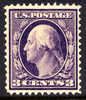 US #376 Mint Hinged 3c Washington From 1911 - Nuevos