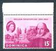 DOMINICA 1964 MNH**- W. SHAKESPEARE - Dominique (...-1978)