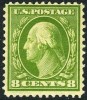 US #380 Mint Hinged 8c Washington From 1911 - Nuevos