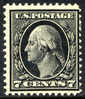 US #407 Mint Never Hinged 7c Washington From 1914 - Unused Stamps