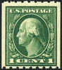US #410 Mint Hinged 1c Washington Coil From 1912 - Ongebruikt