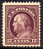 US #417 Mint Never Hinged 12c Franklin From 1914 - Ungebraucht