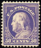 US #422 Mint Hinged 50c Franklin From 1912 - Ongebruikt