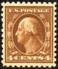 US #427 XF Mint Hinged 4c Washington From 1914 - Unused Stamps