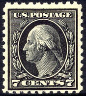 US #430 Mint Never Hinged 7c Washington From 1914 - Neufs