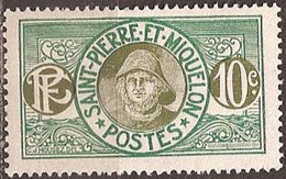 SAINT-PIERRE And MIQUELON..1922/30..Michel # 104...MH. - Unused Stamps