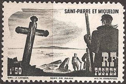 SAINT-PIERRE And MIQUELON..1947..Michel # 355...MH. - Unused Stamps