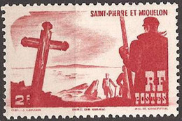 SAINT-PIERRE And MIQUELON..1947..Michel # 356...MH. - Ongebruikt