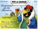 PESCH Jean-Louis. DESSIN INEDIT POUR UNE ETIQUETTE DE VIN DE SAUMUR. 1997. DOMAINE DE LA RENIÈRE.49260 LE PUY NOTRE DAME - Other & Unclassified