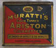 PORTA SIGARETTE PUBBLICITA MURATTI GOLD TIPPED ARISTON CIGARETTES - Tabaksdozen (leeg)