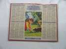 DE 1967 CALENDRIER-ALMANACH DES P.T.T.  GRAND FORMAT -FILLETTE ET PUTOIS-CONFIANCE !! - Big : 1961-70