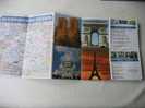 PLAN ET RESEAU DE PARIS METRO PARISIEN -INFORMATIONS GENERALES-SHOPPING-VISITING -MUSEUMS-MONUMENTS-CHANGE- - Europa