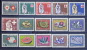 1957 - 58 -59 COMPLETE SET PRO PATRIA MNH ** - Nuovi