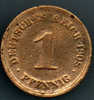 Allemagne 1 Pfennig 1908 D Tb+ - 1 Pfennig
