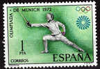 ESPAGNE   N°  1752  * *    Jo 1972   Escrime - Fencing