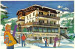 Carte Postale 74. Les Gets  Hotel-Restaurant  "Les Alpages"  Par S. Rozier   Trés Beau Plan - Les Gets