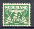 Netherlands 1934 Mi. 175E  2½ C Fliegende Taube Wz. 2 Gez. 13½ X 12 3/4   €7,- MH - Neufs