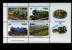 IRELAND/EIRE/IRLAND - 1984  RAILWAYS  M/S MINT NH - Blocs-feuillets