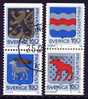 Schweden / Sweden 1983 : Mi.nr 1233-1236 * - Freimarken / Definitives - Usati