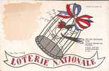 LOTERIE NATIONALE....CARTE BAROMETRIQUE....L'OISEAU DANS SA CAGE - Other & Unclassified