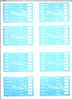 KIRIBATI 1993. Maps & Flags 4v.PROGRESSIVE PROOF SHEET:CYAN (8x6 Stamps)    [prueba Druckprobe épreuve Prova Proeven] - Kiribati (1979-...)