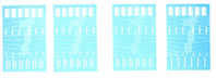 KIRIBATI 1993. Maps & Flags 4v.PROGRESSIVE PROOF SHEET:CYAN (4x6 Stamps)     [prueba Druckprobe épreuve Prova Proeven] - Kiribati (1979-...)