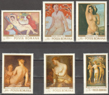 Rumänien; 1969; Michel 2755/60 **; Gemälde - Unused Stamps
