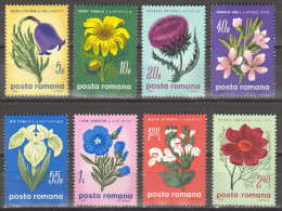 Rumänien; 1970; Michel 2824/31 **; Steppenblunen; Bild1 - Nuevos