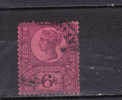 G B 6p Violet Rouge 1887-1900 N°100 - Usados