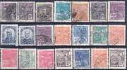 BRESIL - 21 Timbres - Used Stamps