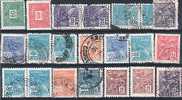 BRESIL - 21 Timbres - Used Stamps