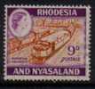 RHODESIA & NYASALAND   Scott #  164A  VF USED - Rodesia & Nyasaland (1954-1963)