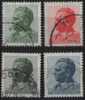 1974 - Yugoslavia - Definitive Stamps - TITO - Mi. 1551-1554 - Used Stamps