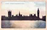 LONDON HOUSES PARLIAMENT Night Nuit LONDRES 1910s¤ Litho Color CELESQUE SERIES ¤ ANGLETERRE ENGLAND INGLATERRA ¤2600AA - Houses Of Parliament