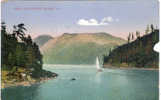 BOWEN ISLAND Howe Sound B.C. CANADA Sail Boat MOUNTAINS Lake C-1910 - Otros & Sin Clasificación