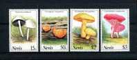 Nevis  :  Yv  478-81  **  Champignons - St.Kitts En Nevis ( 1983-...)