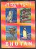 BHUTAN, Superb Souvenir Sheet 3-D Stamps BIRDS, Never Hinged With Penguin And Owl - Bhutan