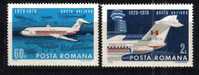 Rumänien; 1970; Michel 2840/1 **; Luftfahrt; Bild1 - Unused Stamps