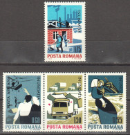 Rumänien; 1970; Michel 2883/6 **; Hochwasserhilfe - Unused Stamps