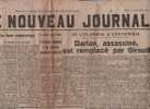 BELGIQUE - LE NOUVEAU JOURNAL 28 12 1942 - DARLAN GIRAUD - INDE - NOSSENT - HUILE FRELATEE - DISCOURS PETAIN ... - Testi Generali