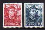 SUEDE         Neuf **       Y. Et T.  N° 613 Et 614          Cote: 1,30 Euros - Unused Stamps