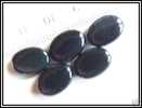 1 Perle Ovale En Obsidienne Oeil Céleste Env. 14x10mm - Perles