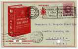BELGIO - BRUXELLES / CATANIA (Italia) - 25.09.1925 - Cartas & Documentos
