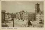 CP De KARLSRUHE " I.B. , Marktplatz , Rathaus "  Avec Cachet Ambulant BRUSSEL-ANTWERPEN. - Ambulantes