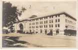 Union Station Railroad Depot, Winnipeg Manitoba Canada 1920s Vintage Real Photo Postcard, Autos - Winnipeg