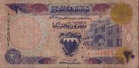 BAHRAIN / 20 DINAR / USED / 2 SCANS . - Bahreïn