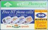 # UK_BT BTA101 Flora 20 Landis&gyr   Tres Bon Etat - BT Publicitaire Uitgaven