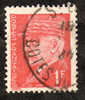 FRANCE  1941  -  Y&T  514   -  Pétain, Type Hourriez, , 1F Rouge    -  Oblitéré - 1941-42 Pétain