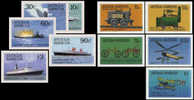 ANTIGUA BARBUDA 1987 Transport IMPERF.SET:10 Stamps - Autres (Terre)